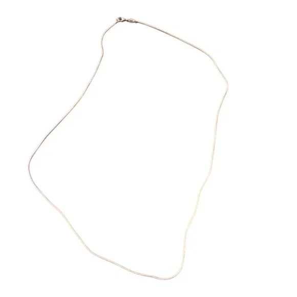 925 Sterling Silver Snake Chain Necklace 24" Jewelry Accessory Sliver Tone - Picture 3 of 5